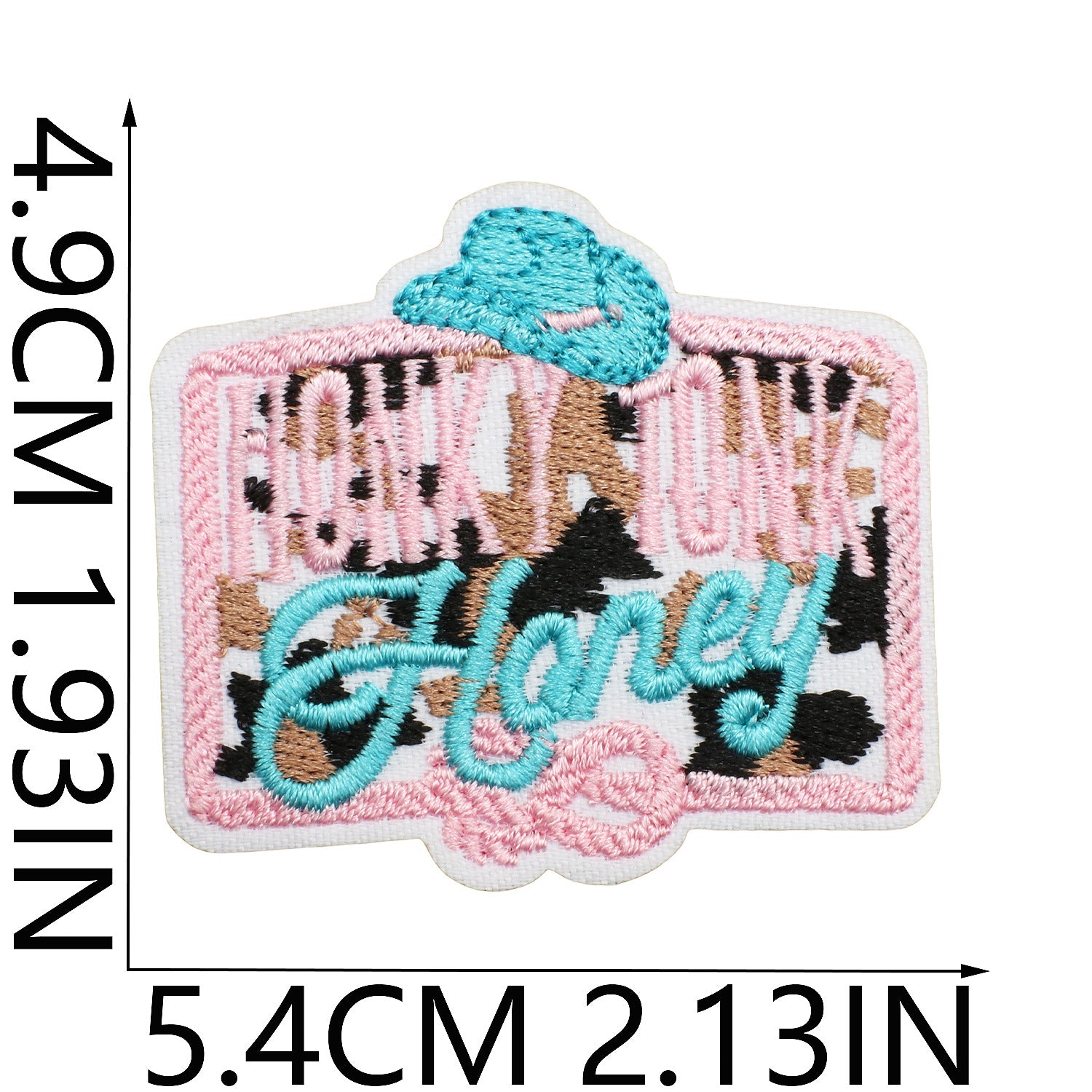 Wholesale Western Denim Embroidery Cloth Sticker FS